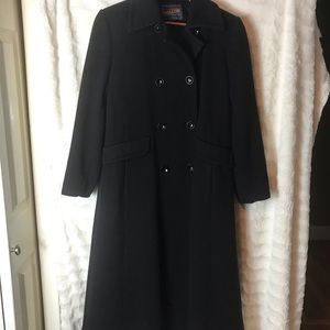 VYG Pendleton Wool Double Breasted Trench Coat